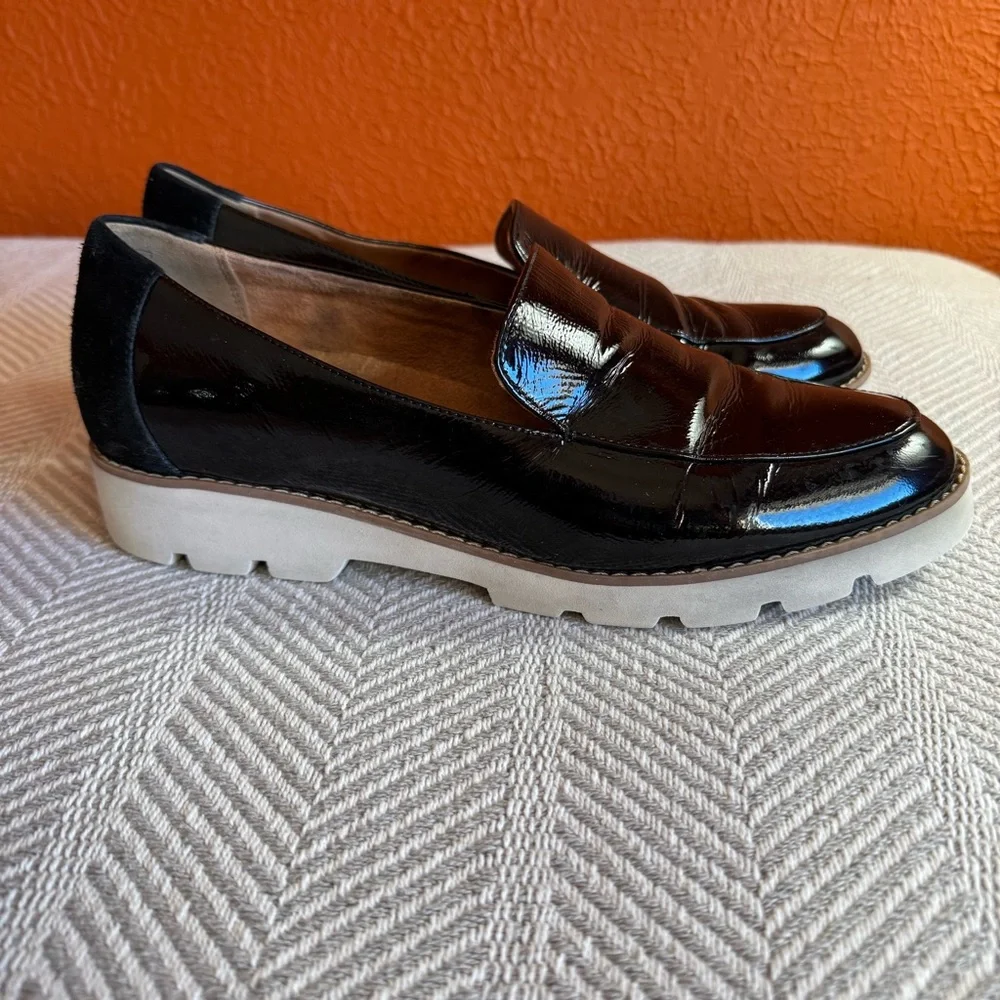 Vionic Women's Kensley Loafer Leather,‎ Black, Size 10